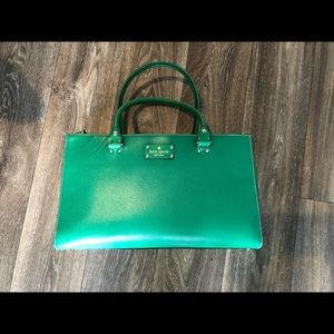 Kate Spade large green purse